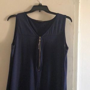 Navy maxi summer dress